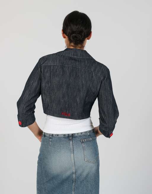 Vintage Artigli S denim jacket in blue, 2 of 4