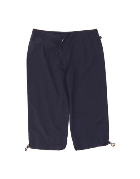 Vintage Asics Capri Tracksuit Trousers UK 14 Large In Blue - view 1