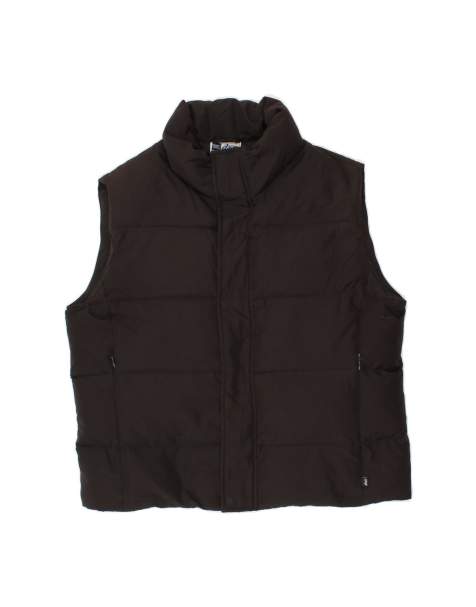 Vintage Asics Padded Gilet UK 14 Medium In Black - view 1