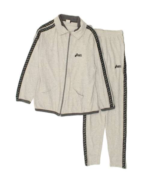 Vintage Asics Size M Graphic Tracksuit in Grey - view 1