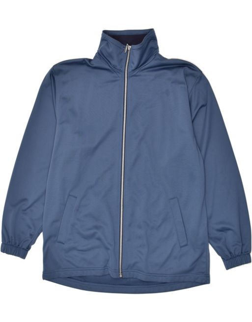 Vintage Asics Size M Tracksuit Top Jacket in Blue