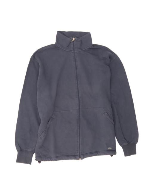 Vintage Asics Tracksuit Top Jacket Large In Blue