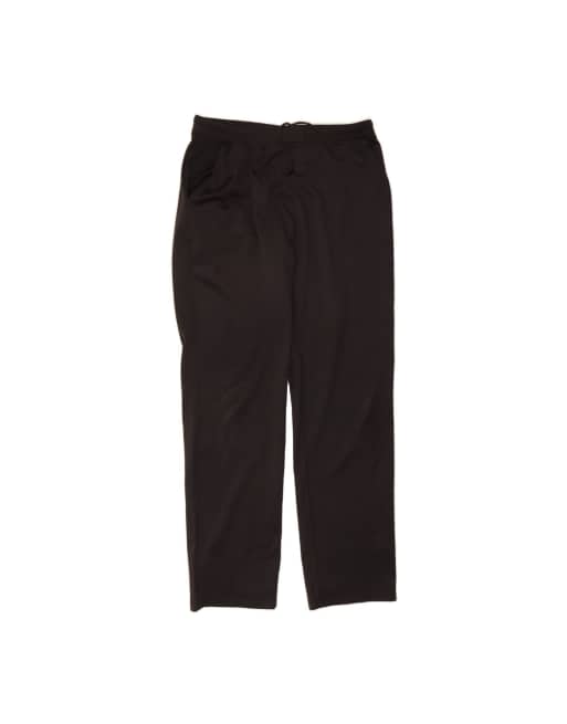 Vintage Asics Tracksuit Trousers UK 18 XL In Black