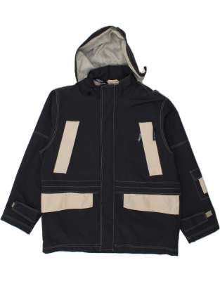 Vintage AUSTRALIAN L'ALPINA Size L Colourblock Hooded Rain Jacket in ...