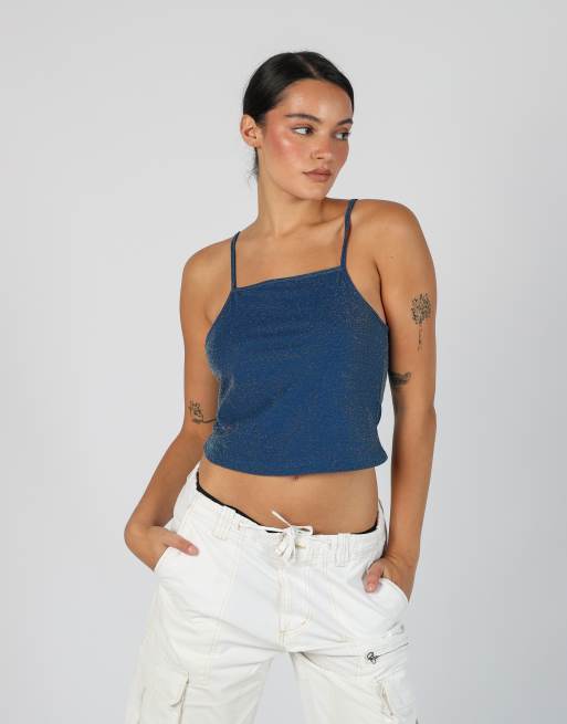 Vintage Avant S cami in blue, 3 of 4