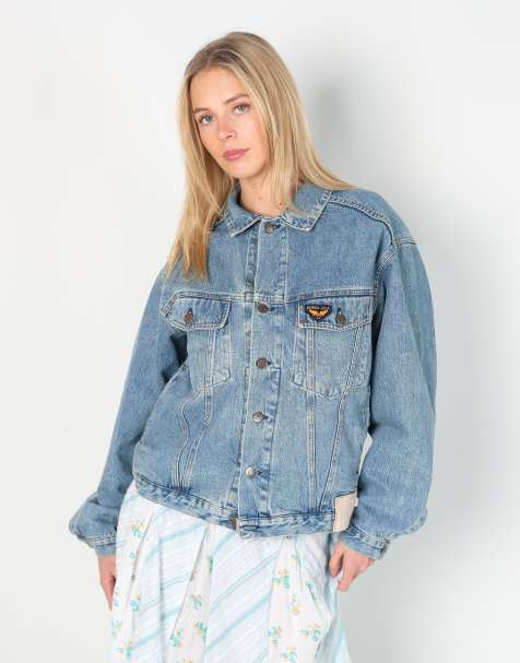 Vintage Avirex M denim jacket in blue - view 1