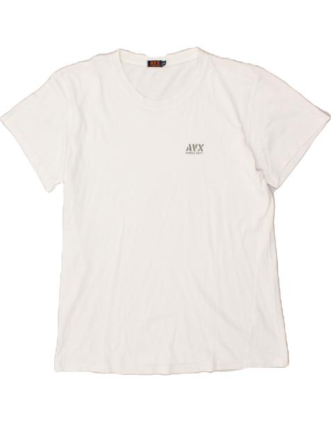 Vintage Avirex Size 2XL T-Shirt Top in White - view 1