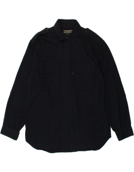 Vintage Avirex Size L Military Shirt in Black