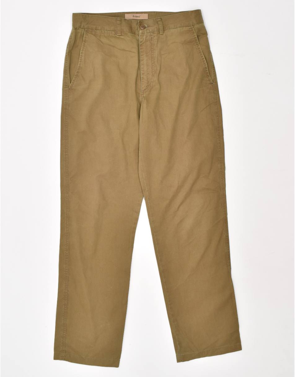 Vintage Avirex Size S straight chino trousers in khaki