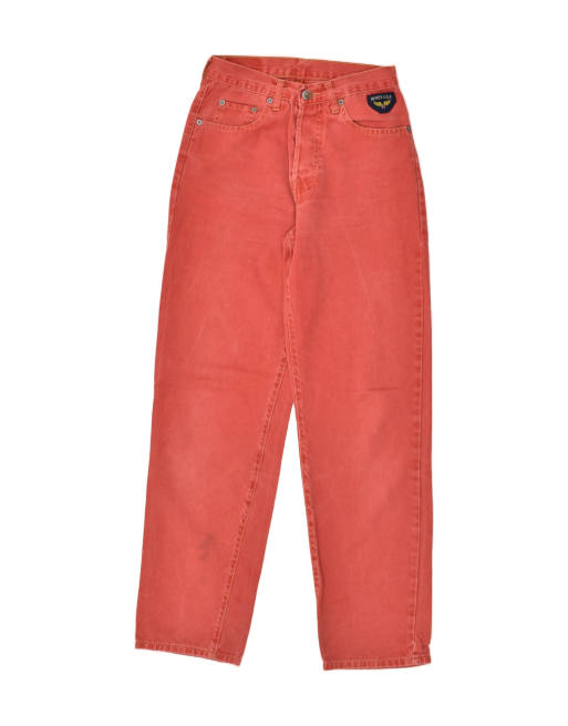 Vintage Avirex Size S Straight Jeans in Red