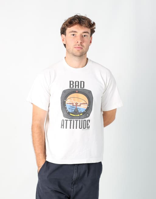 Vintage Bad Attitude l t-shirt in ivory
