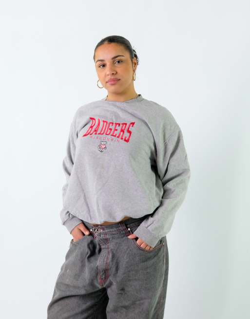 Vintage Badgers M Sweatshirt Grey