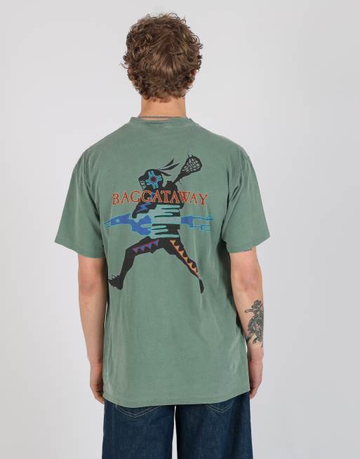 Vintage Baggataway l t-shirt in dark green, 3 of 4