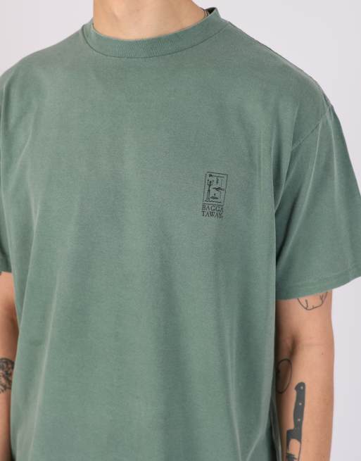Vintage Baggataway l t-shirt in dark green, 4 of 4