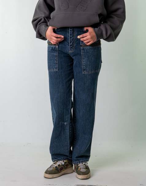 Vintage Baggy (28x31) Jeans in Blue Denim - view 1