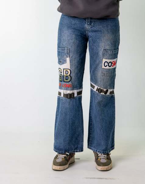 Vintage Baggy Hip Hop (32x30) Jeans in Blue Denim - view 1