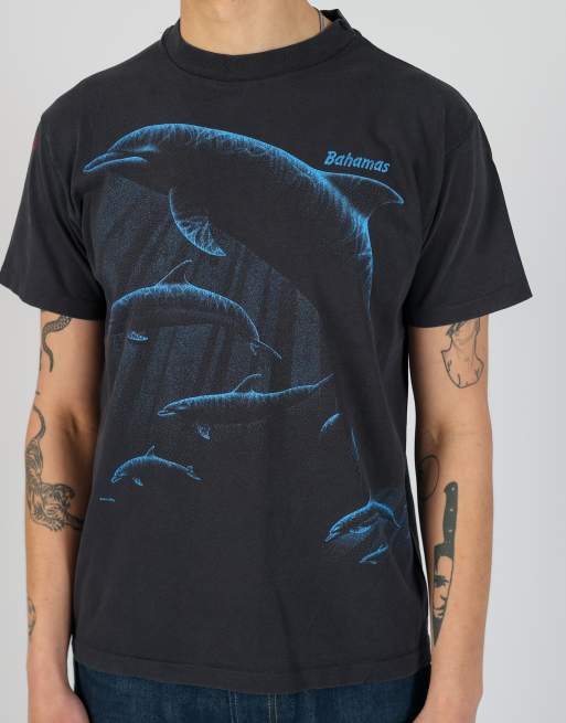 Vintage Bahamas l t-shirt in navy blue, 4 of 4