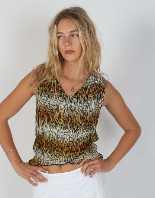 Vintage Baixing S cami in yellow, 3 of 4