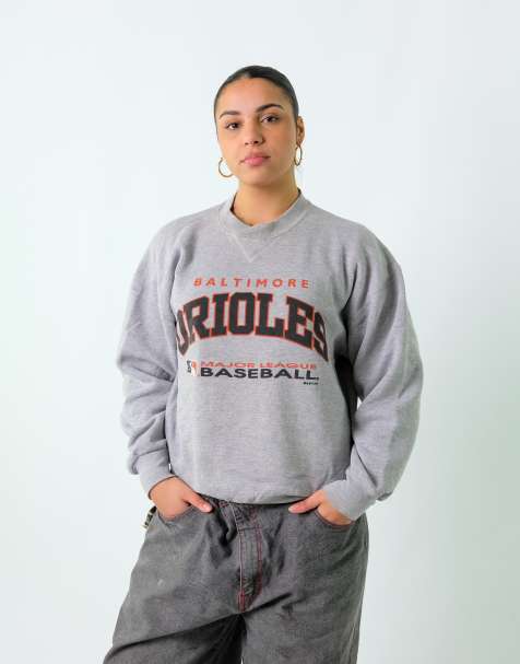 Vintage Baltimore Orioles L Sweatshirt Grey - view 1