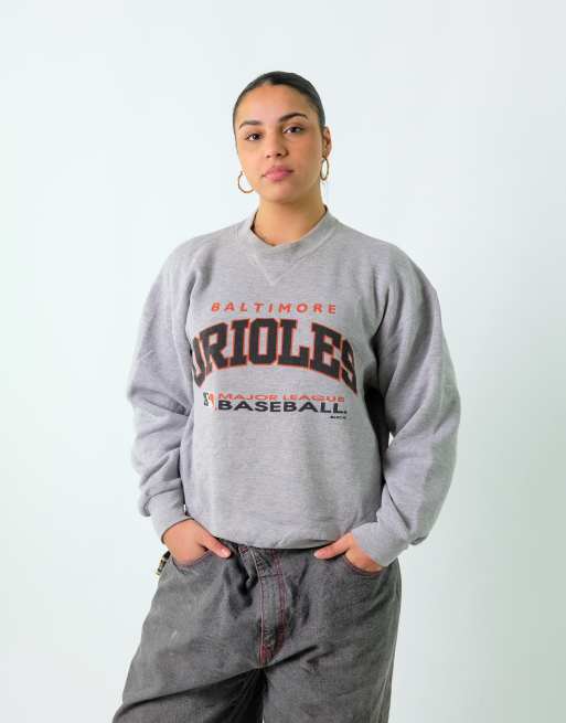Vintage Baltimore Orioles L Sweatshirt Grey