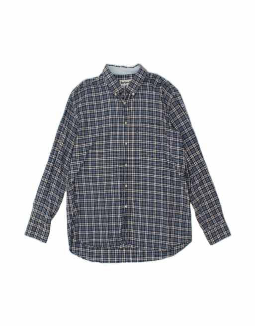 Vintage Barbour Shirt 2XL In Blue Check
