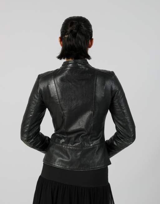 Vintage Bata and more S leather jacket in black, 2 of 4