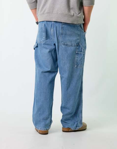 Vintage BCC Blues 36x30 Denim Carpenter Baggy Jeans Blue - view 1