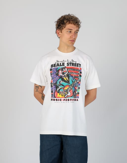 Vintage Beale Street xl t-shirt in white