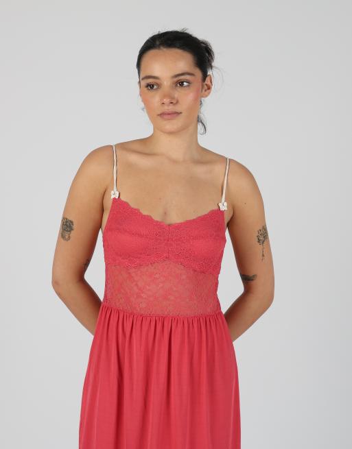 Vintage Beedees S woven mini dress in pink, 4 of 4