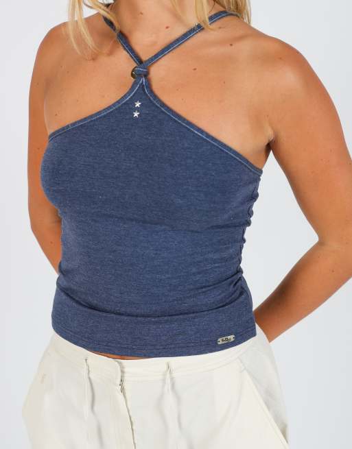 Vintage BeeDees XS cami in blue, 4 of 4