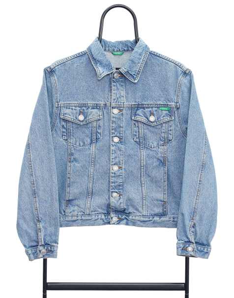 Vintage Benetton size XS denim jacket in blue - view 1