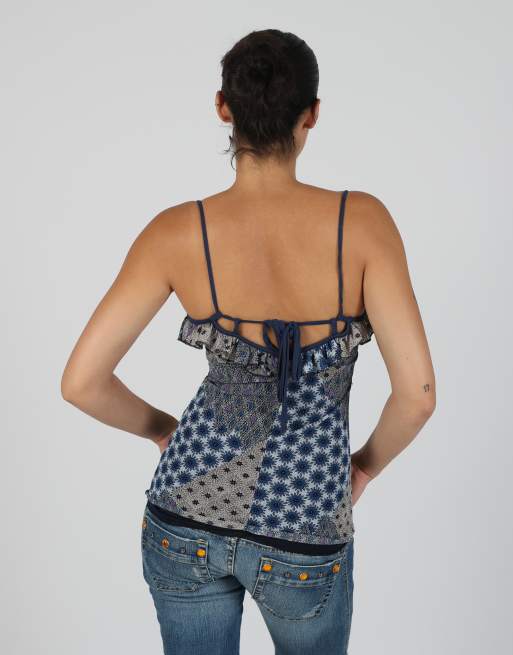 Vintage Bernardi S cami in navy blue, 2 of 4