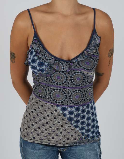 Vintage Bernardi S cami in navy blue, 4 of 4