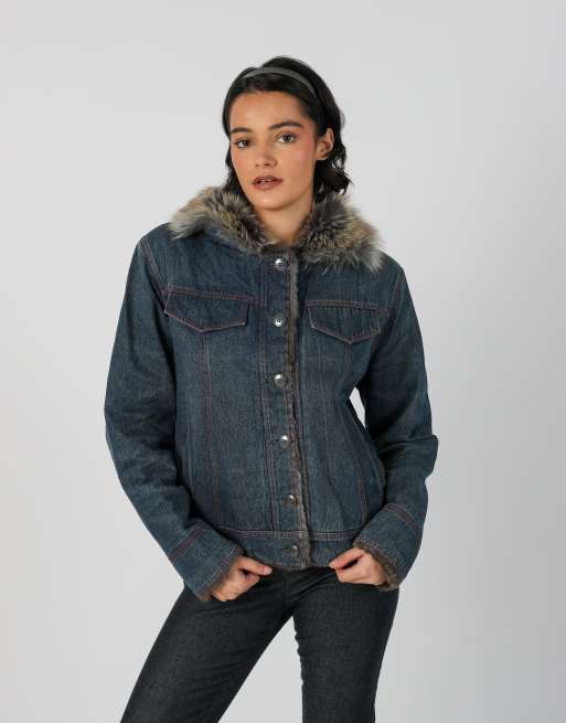 Vintage Biaggini M denim jacket in blue, 3 of 4