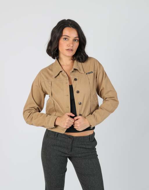 Vintage Big Blue S light jacket in tan, 3 of 4