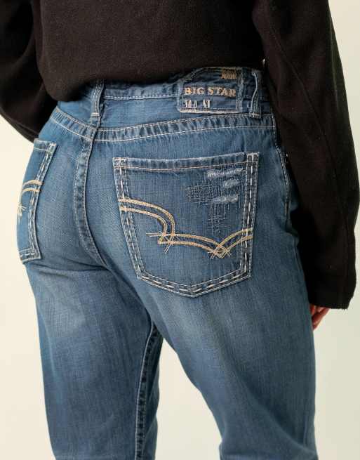 Vintage Big Star 34x34 Denim Jeans Blue