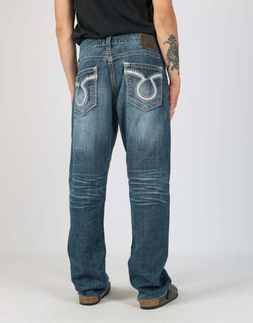 Vintage Big Star 36x32 denim jeans in blue, 4 of 4