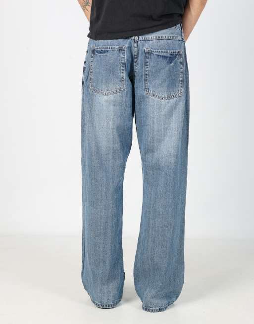 Vintage Big Star 36x34 denim jeans in light blue, 4 of 4