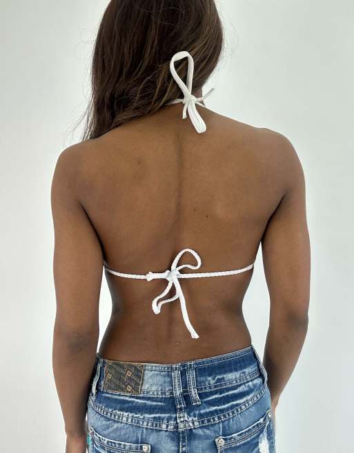 Vintage bikini set in white, 2 of 4