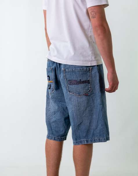 Vintage  Billabong 42" Denim Hip Hop Jorts Shorts Blue - view 1