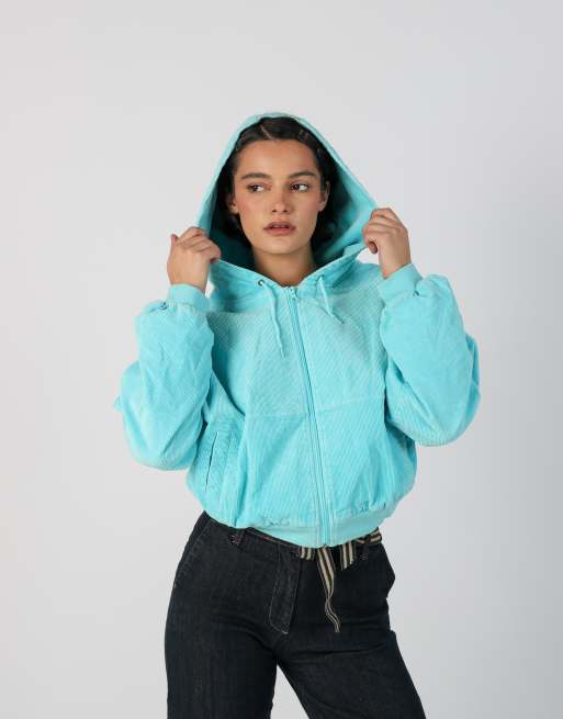 Vintage Billabong S casual jacket in turquoise, 3 of 4