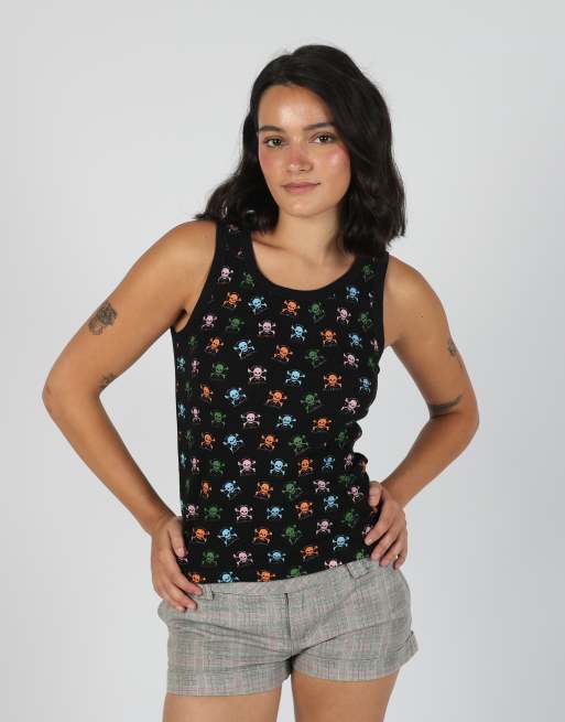 Vintage Billabong S woven vest in black