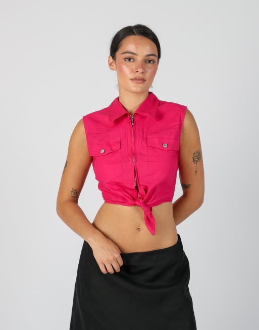 Vintage Bindiya S shirt in pink, 3 of 4
