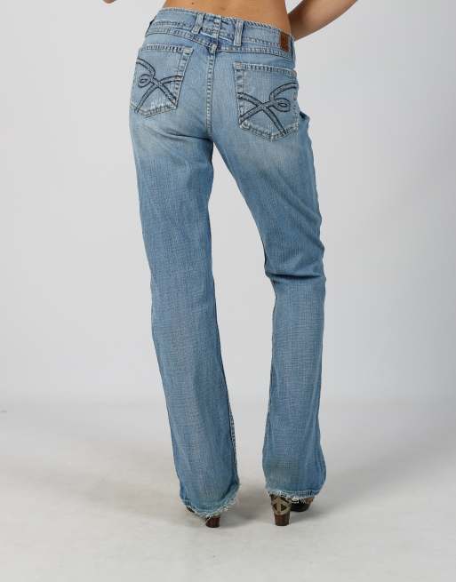 Vintage bke S straight jeans in light blue, 4 of 4