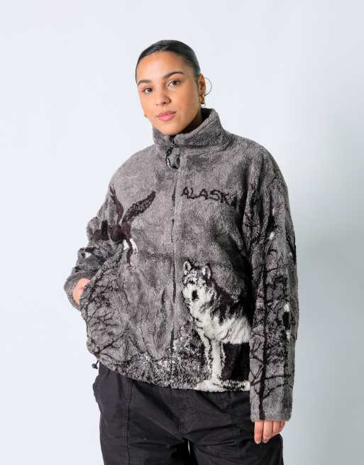 Vintage Black Mountain L Fleece Grey