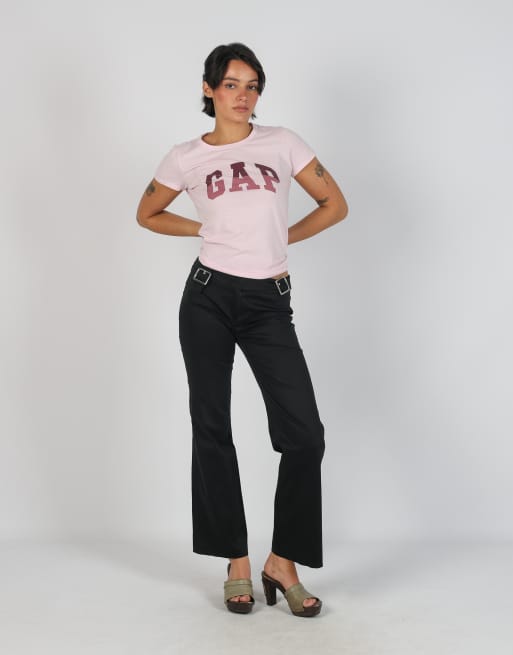 Vintage Blasting S woven trousers in black, 1 of 4