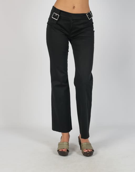Vintage Blasting S woven trousers in black, 2 of 4