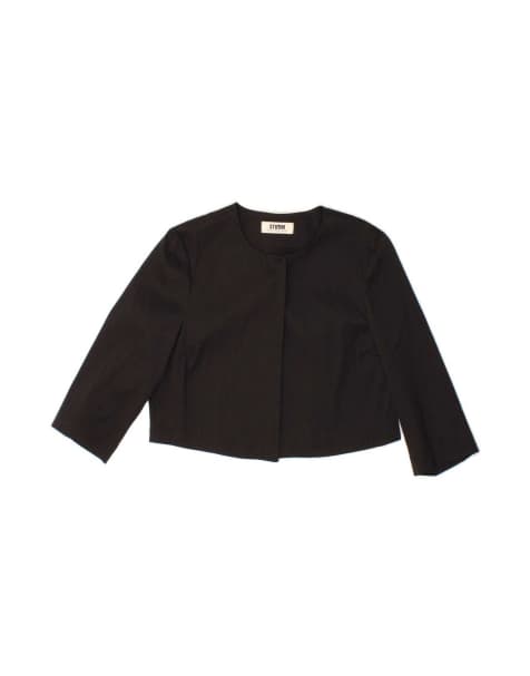 Vintage Blazer Jacket UK 10 Small In Black - view 1