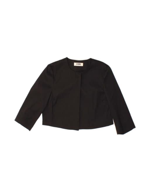 Vintage Blazer Jacket UK 10 Small In Black