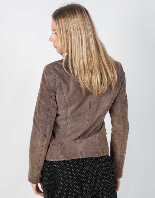 Vintage Blendshe S leather jacket in brown, 2 of 4